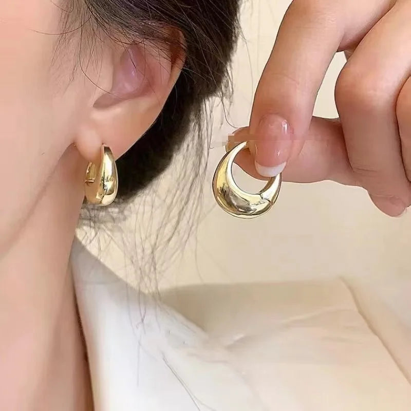 Chunky Hoop Earrings