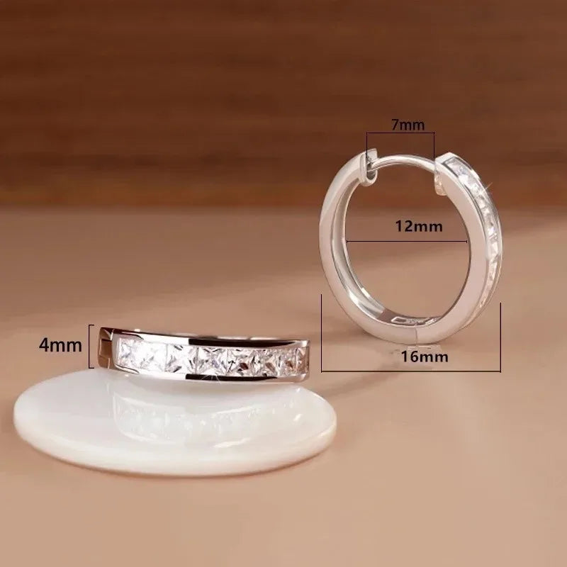 Circle Stud Earrings