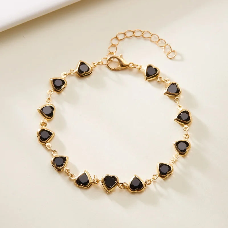 Crystal Heart Bracelet