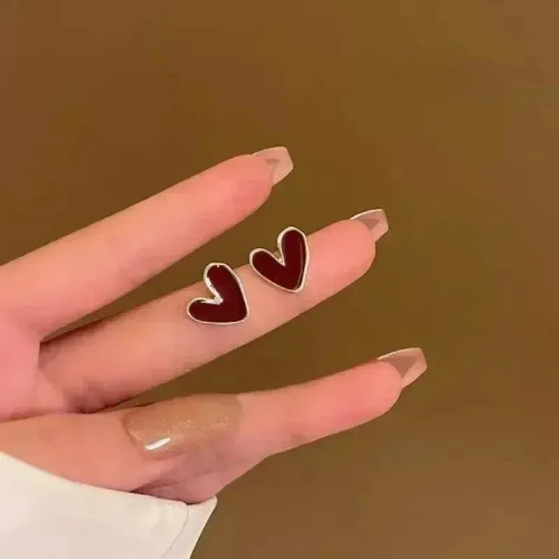 Heart Stud Earrings