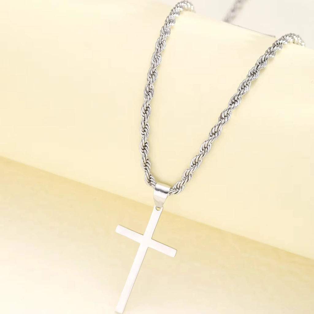 Minimalist Cross Pendant Necklace