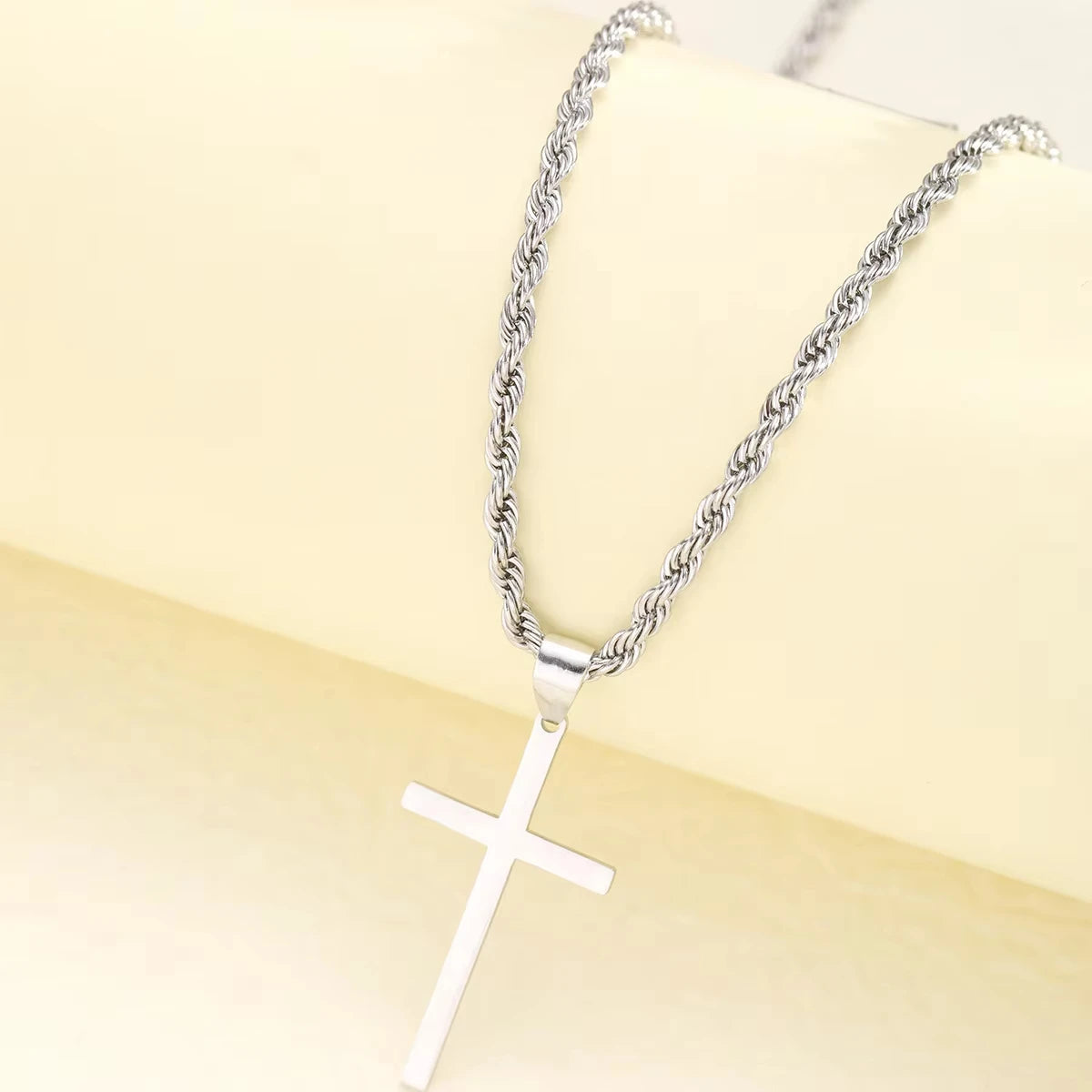 Minimalist Cross Pendant Necklace