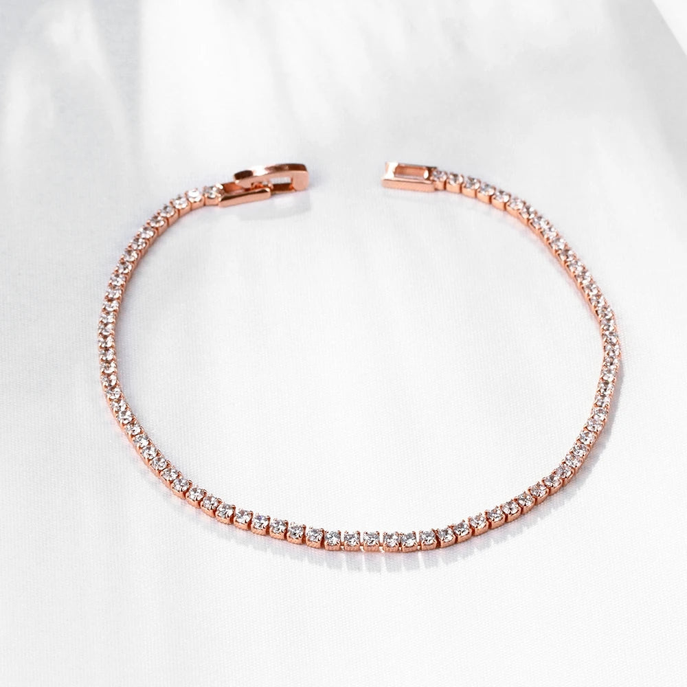 Thin Tennis Bracelet