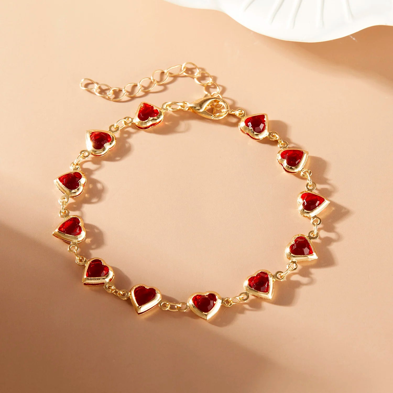 Crystal Heart Bracelet