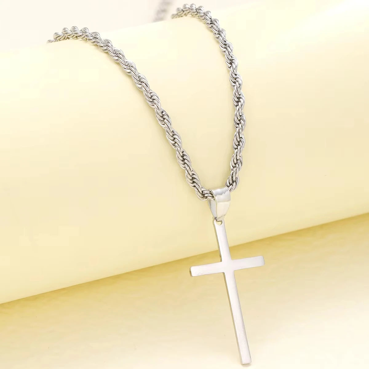 Minimalist Cross Pendant Necklace