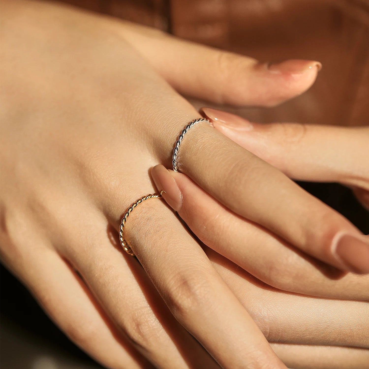 Twisted Thin Ring