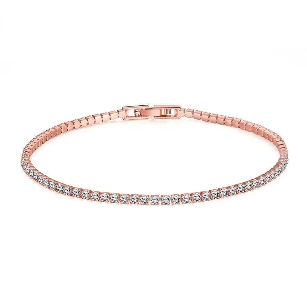 Thin Tennis Bracelet