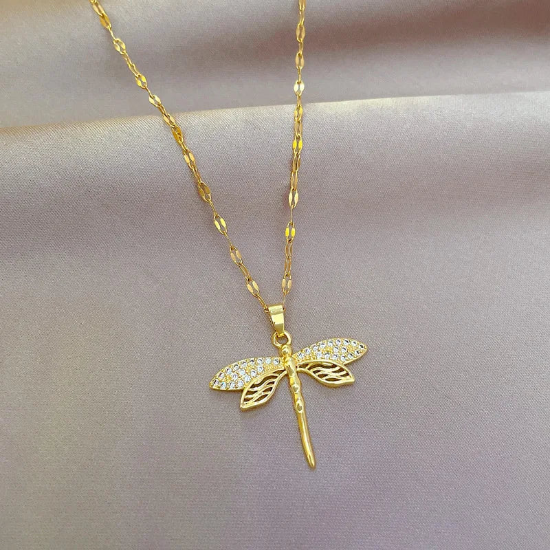 Dragonfly Pendant Necklace
