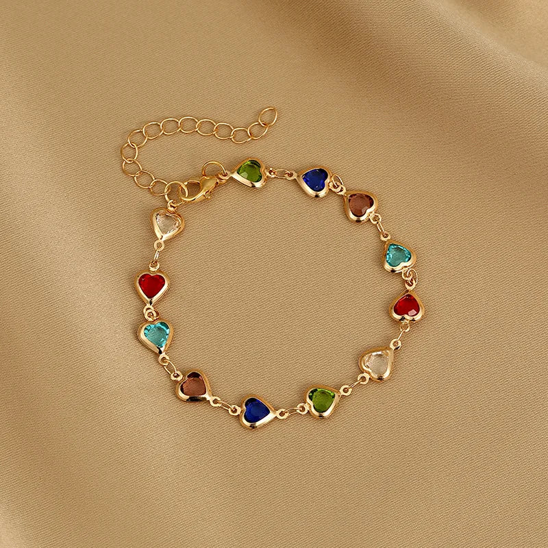 Crystal Heart Bracelet
