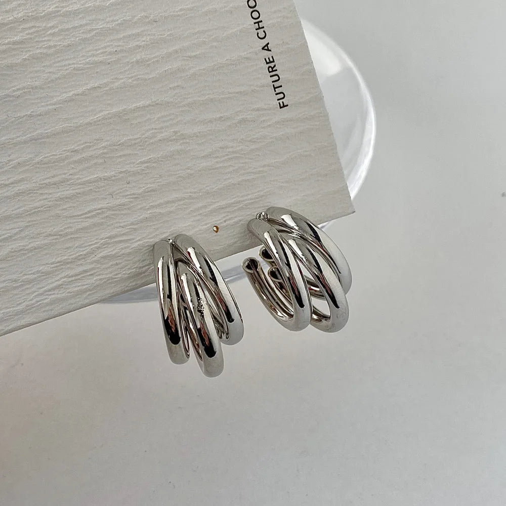 Chunky Hoop Earrings