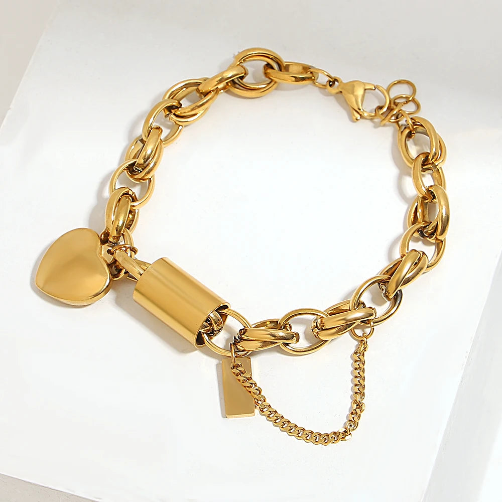 Chain Locket Bracelet