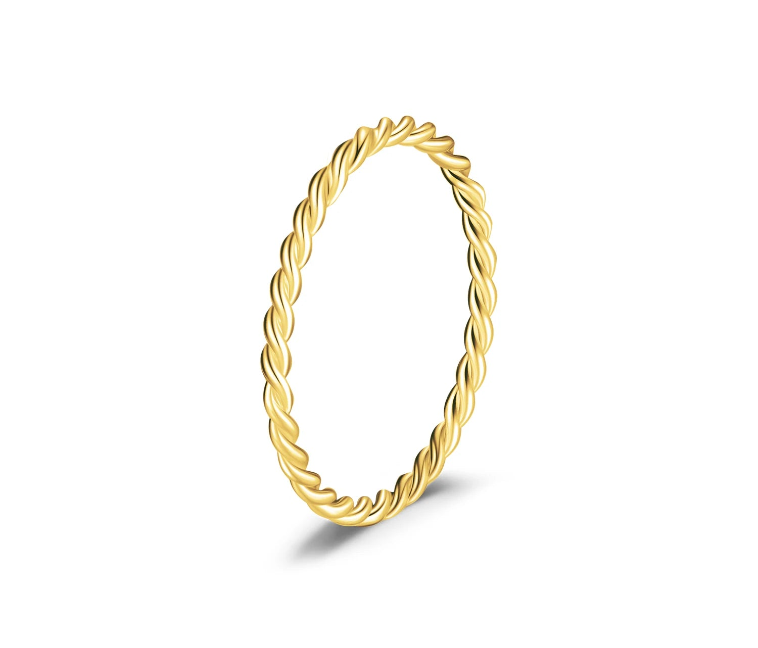 Twisted Thin Ring