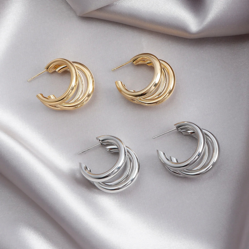 Chunky Hoop Earrings