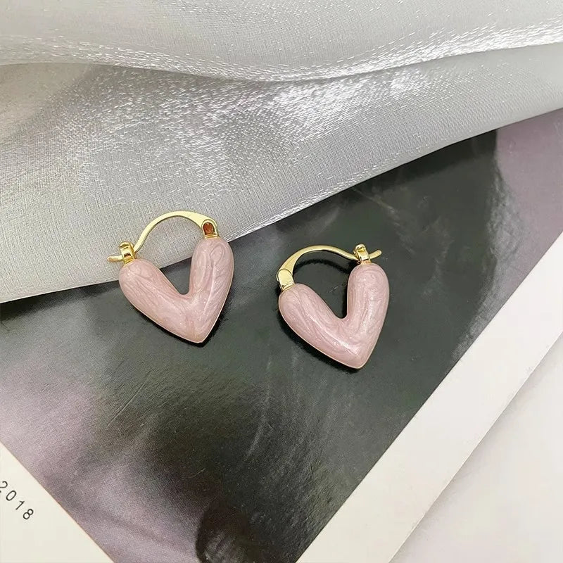 Heart Stud Earrings