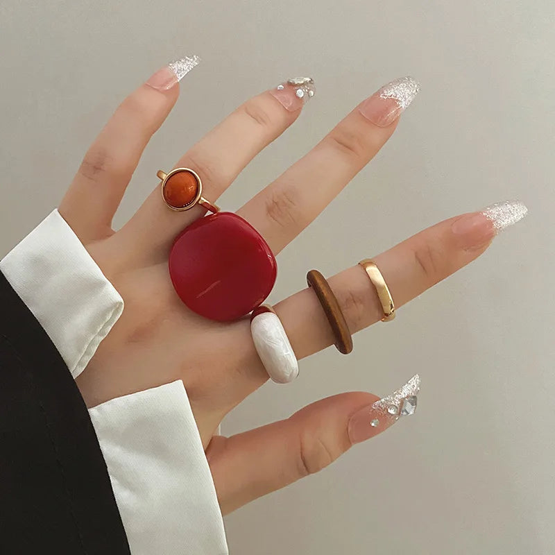 Retro Ring Set