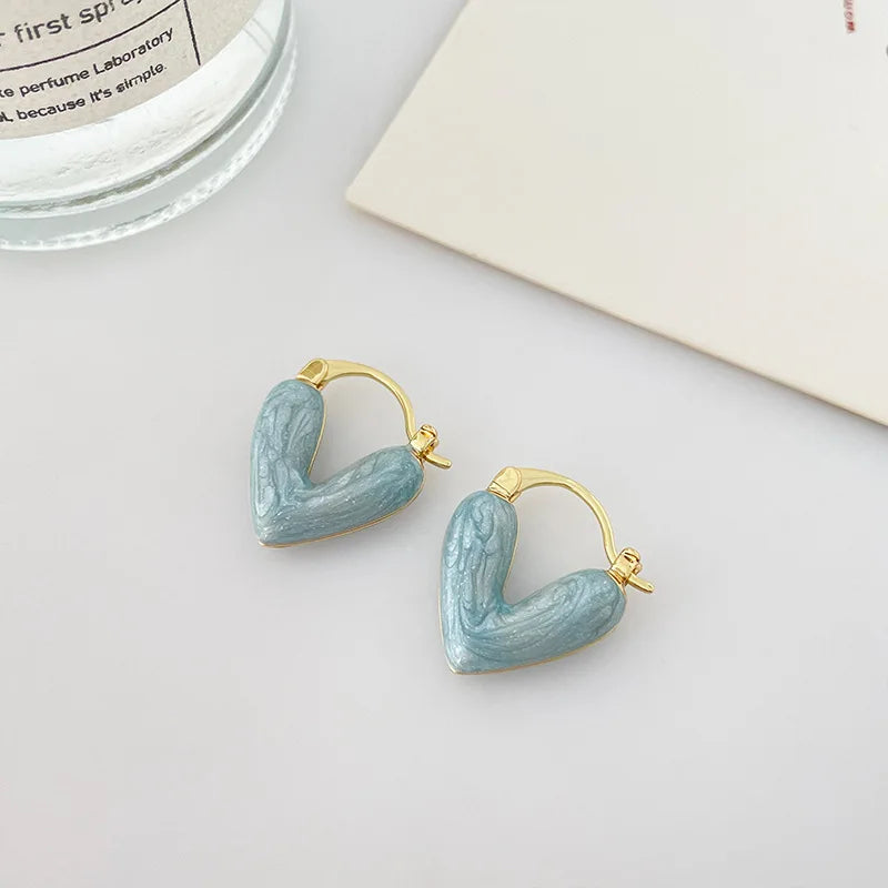 Heart Stud Earrings