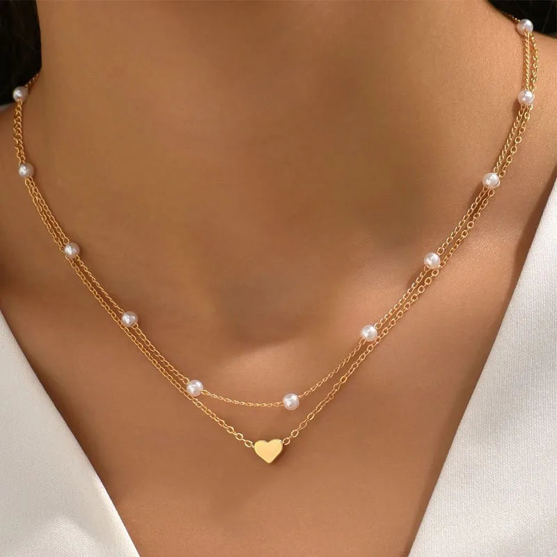3-Piece Women's Pearl Necklace Set