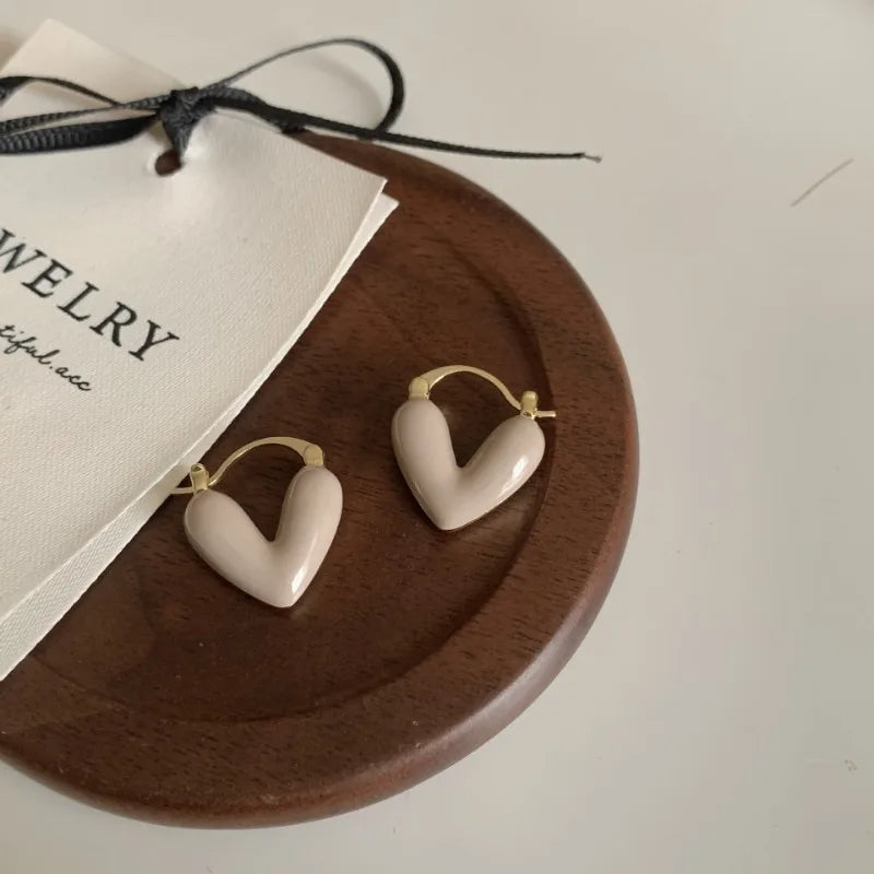 Heart Stud Earrings