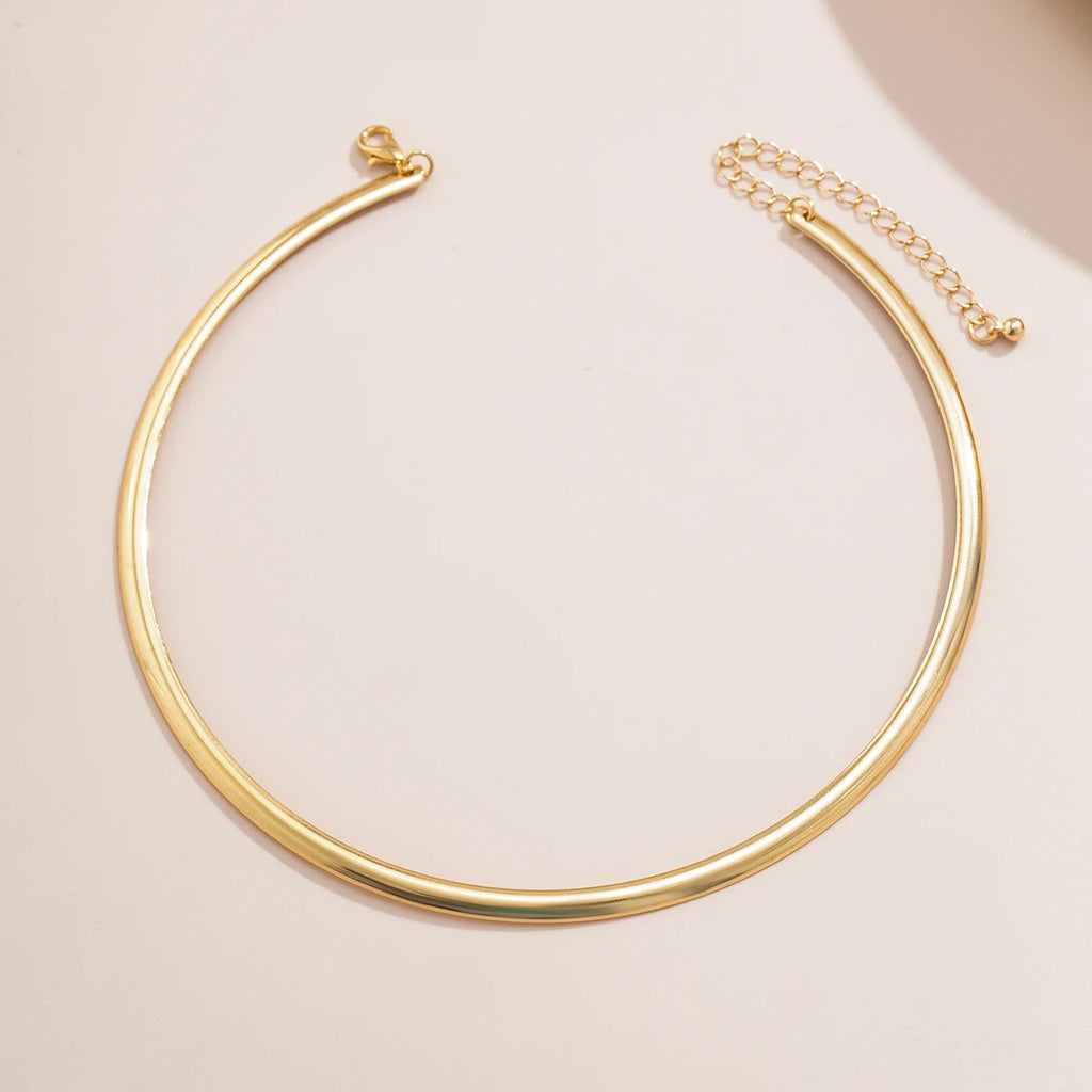 Elegant Chunky Circle Necklace