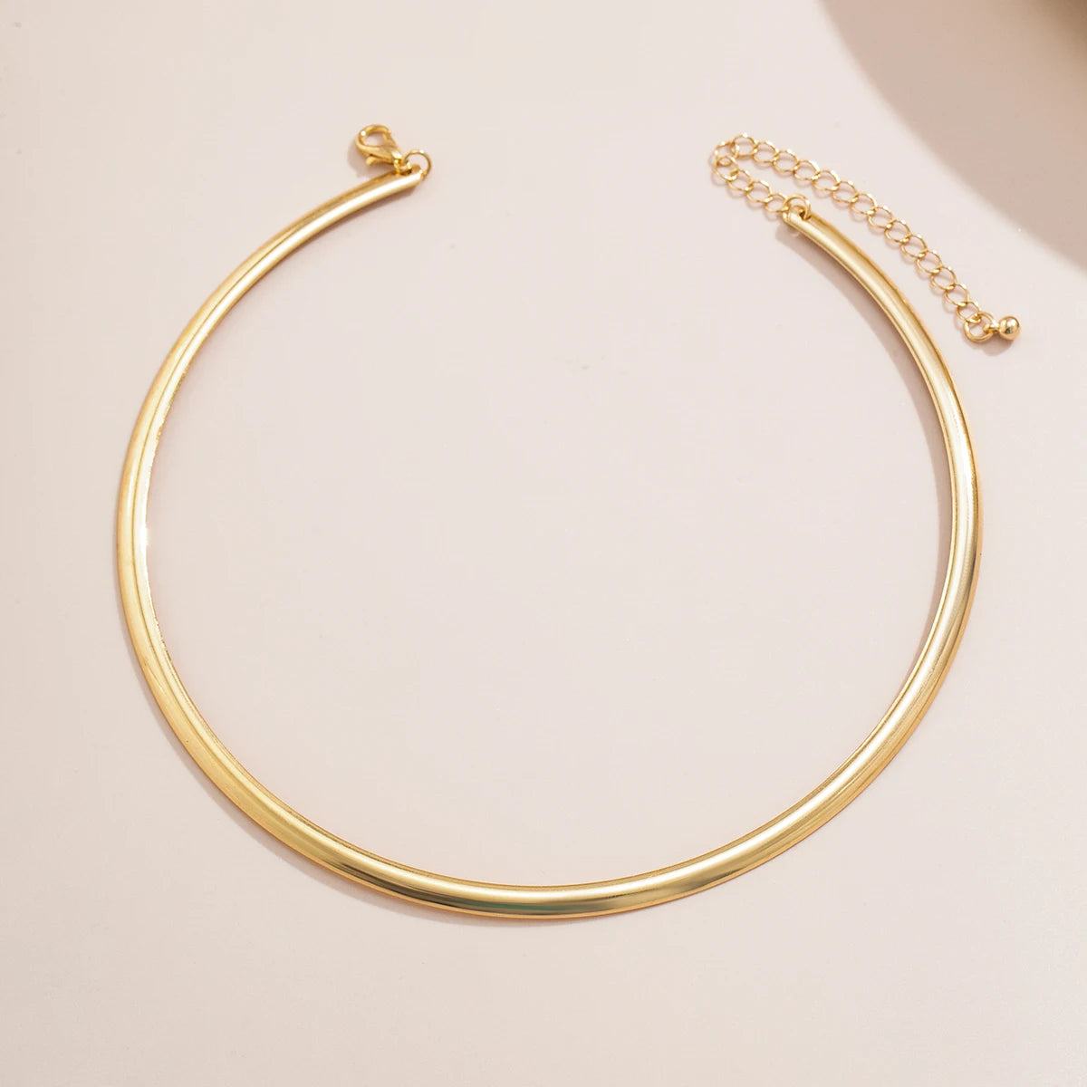 Elegant Chunky Circle Necklace