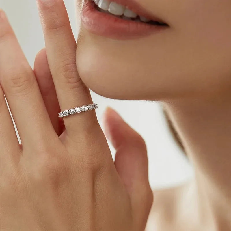 Sterling Silver Eternity Band