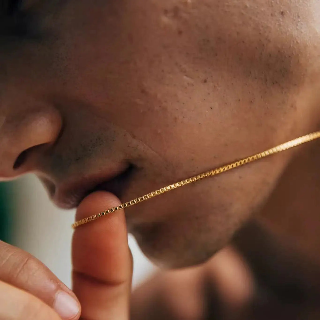 Stainless Steel Box Chain Necklace