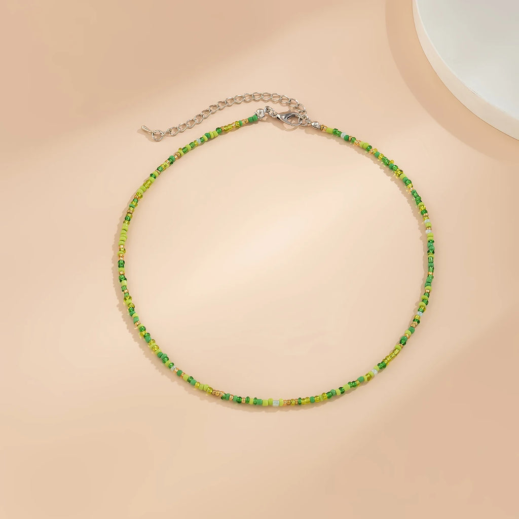 Bohemia Multicolor Beaded Choker