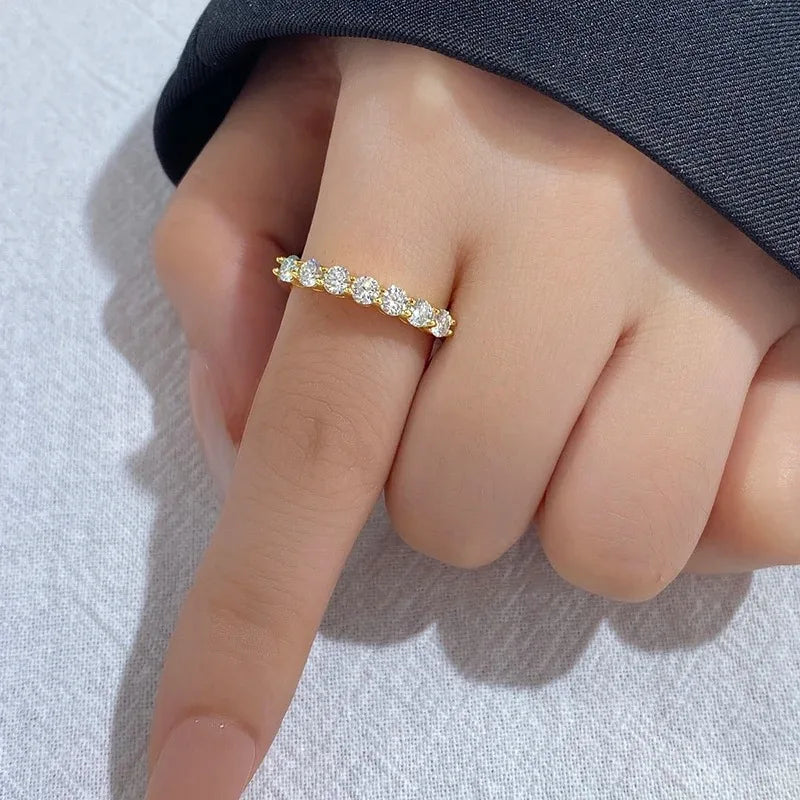 Sterling Silver Eternity Band