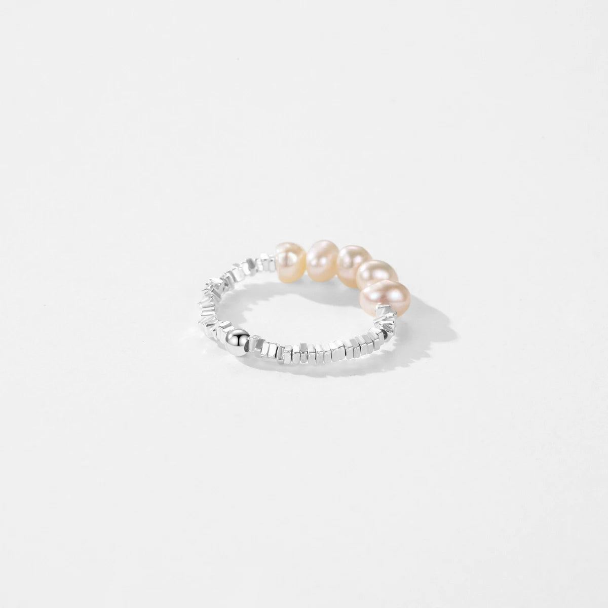 Adjustable Pearl Ring Elegant