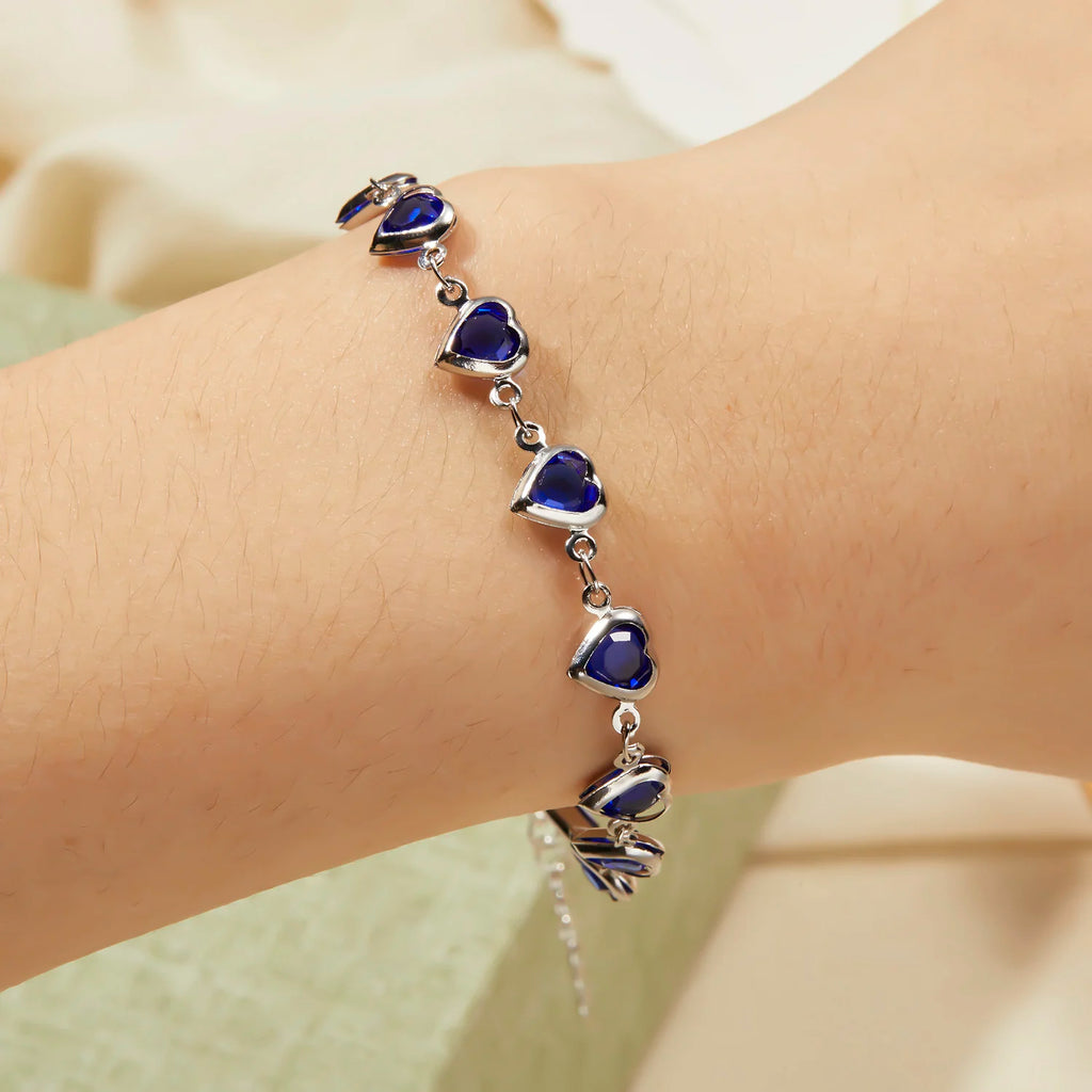 Crystal Heart Bracelet