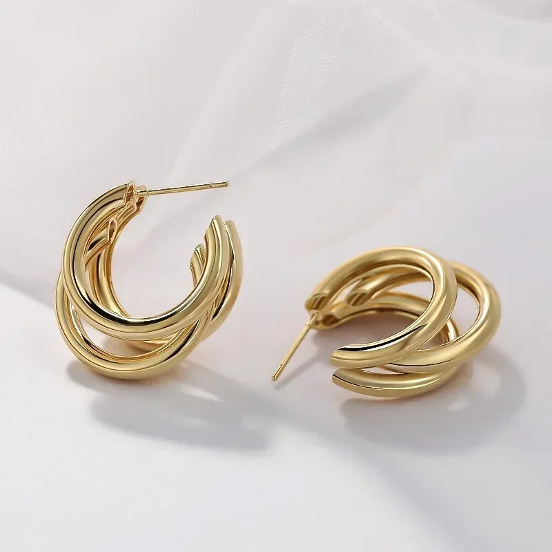 Chunky Hoop Earrings
