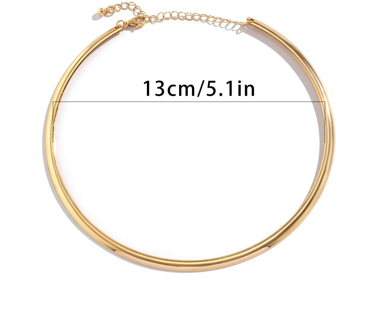 Elegant Chunky Circle Necklace