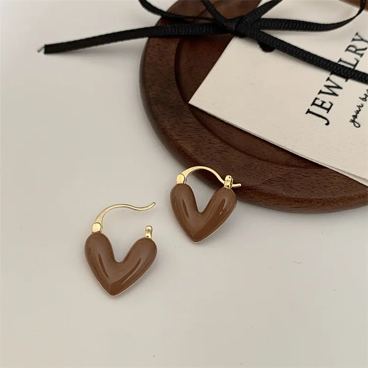 Heart Stud Earrings