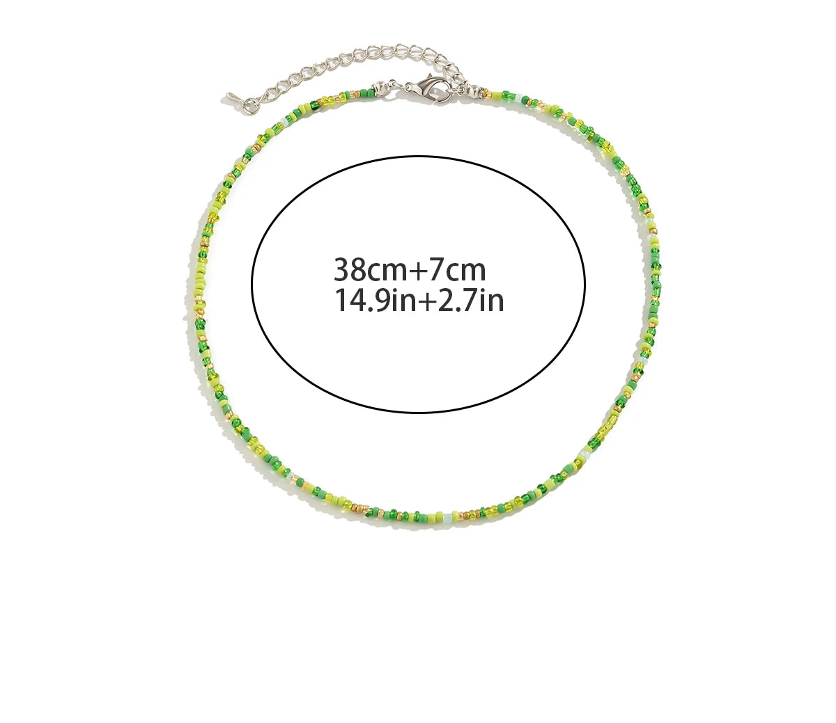 Bohemia Multicolor Beaded Choker