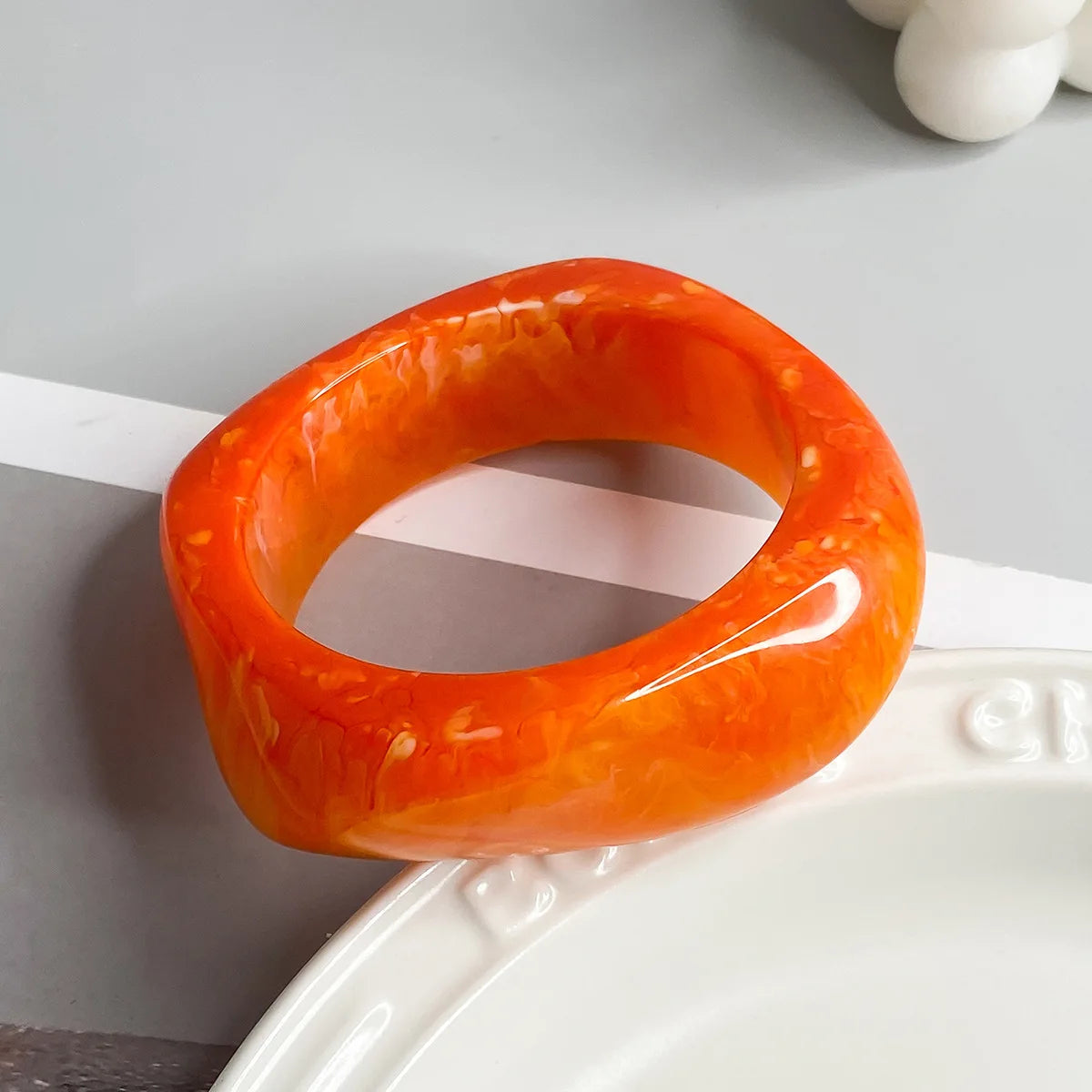 Vintage Geometric Irregular Bangle