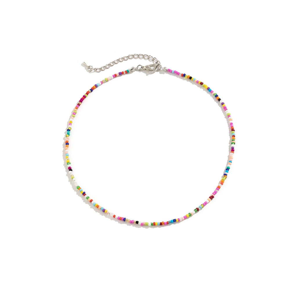 Bohemia Multicolor Beaded Choker