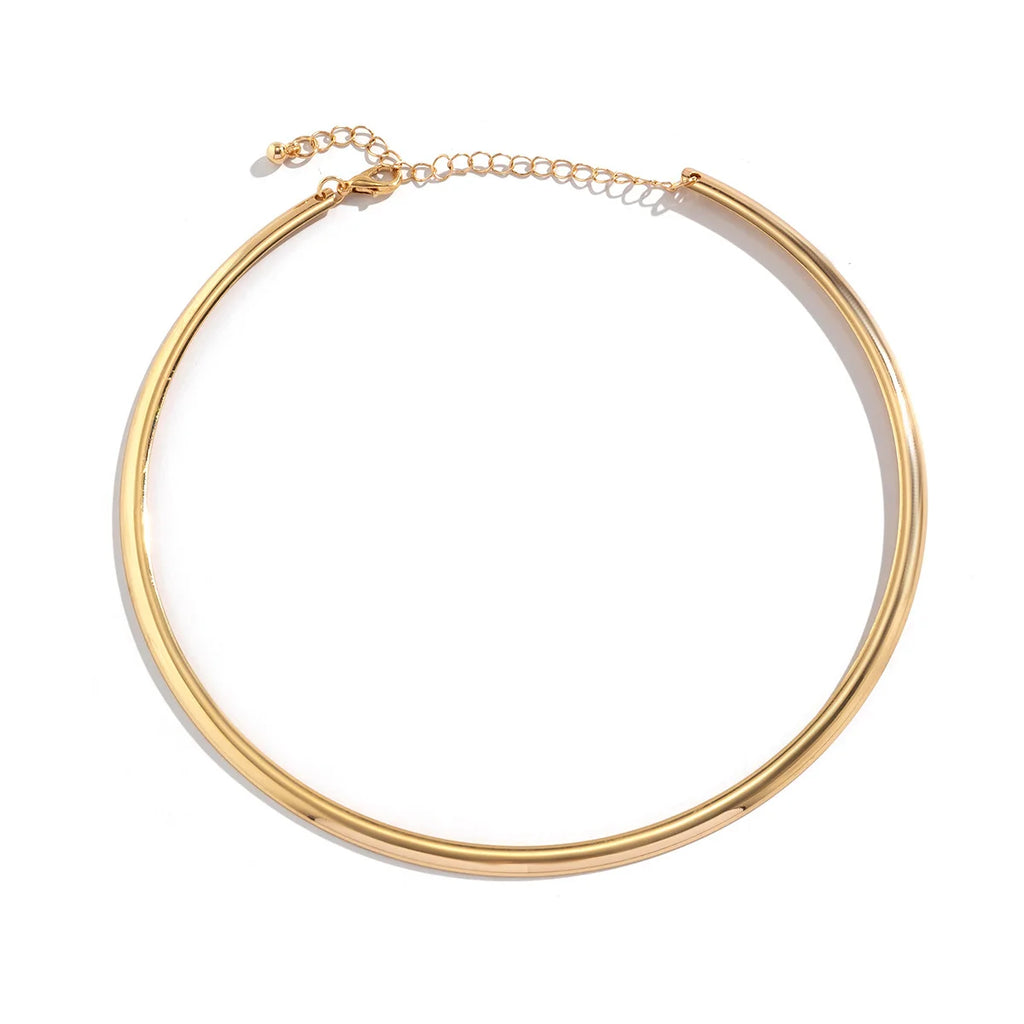 Elegant Chunky Circle Necklace