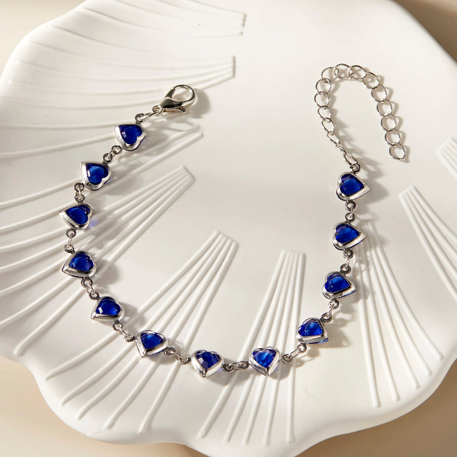 Crystal Heart Bracelet